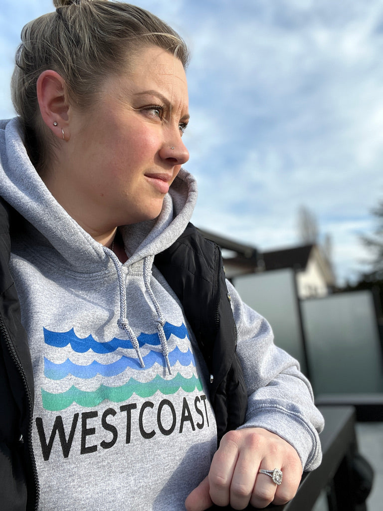 "Westcoast Wave" Adult Classic Hoodie