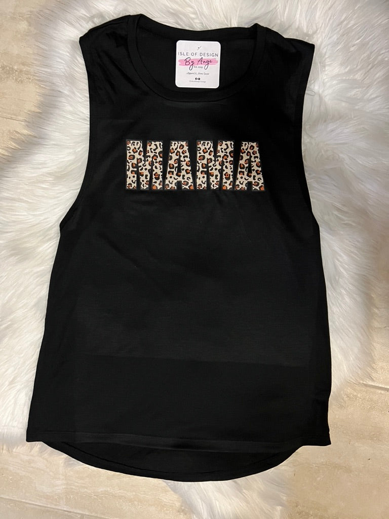 BLANKS SALE: Black (S/M) Women's Flowy Muscle Tank