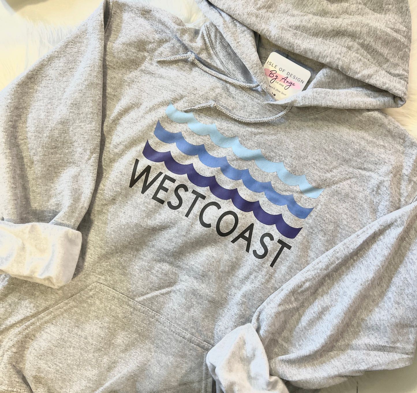 "Westcoast Wave" Adult Classic Hoodie