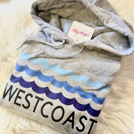 "Westcoast Wave" Adult Classic Hoodie