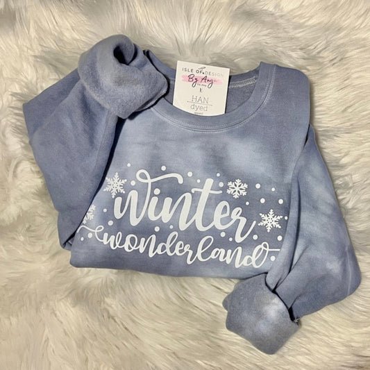 Winter Wonderland HanDyed Collab Luxe Crewneck