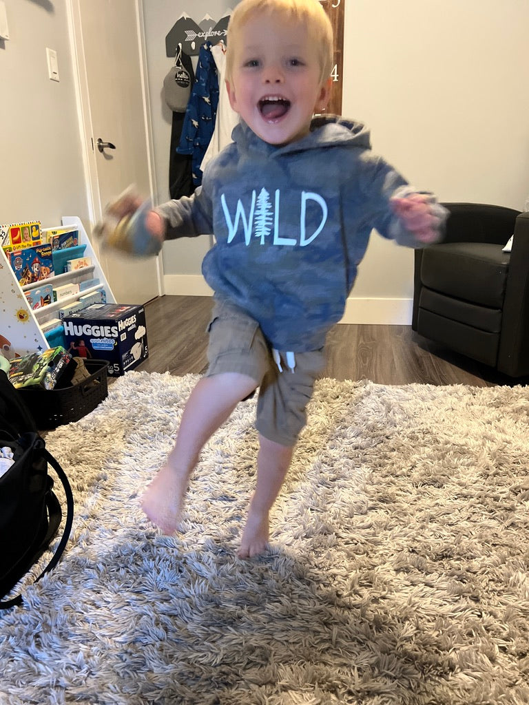 "WILD" Toddler Pullover Hoodie