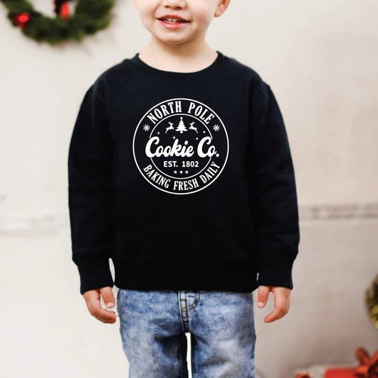 North Pole Cookie Co. Toddler Crewneck