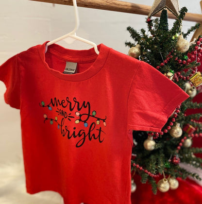 Merry and Bright Toddler Favorite Tee