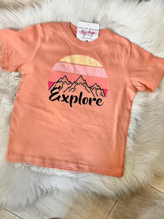 "Explore Sunsets” Toddler Favorite Tee