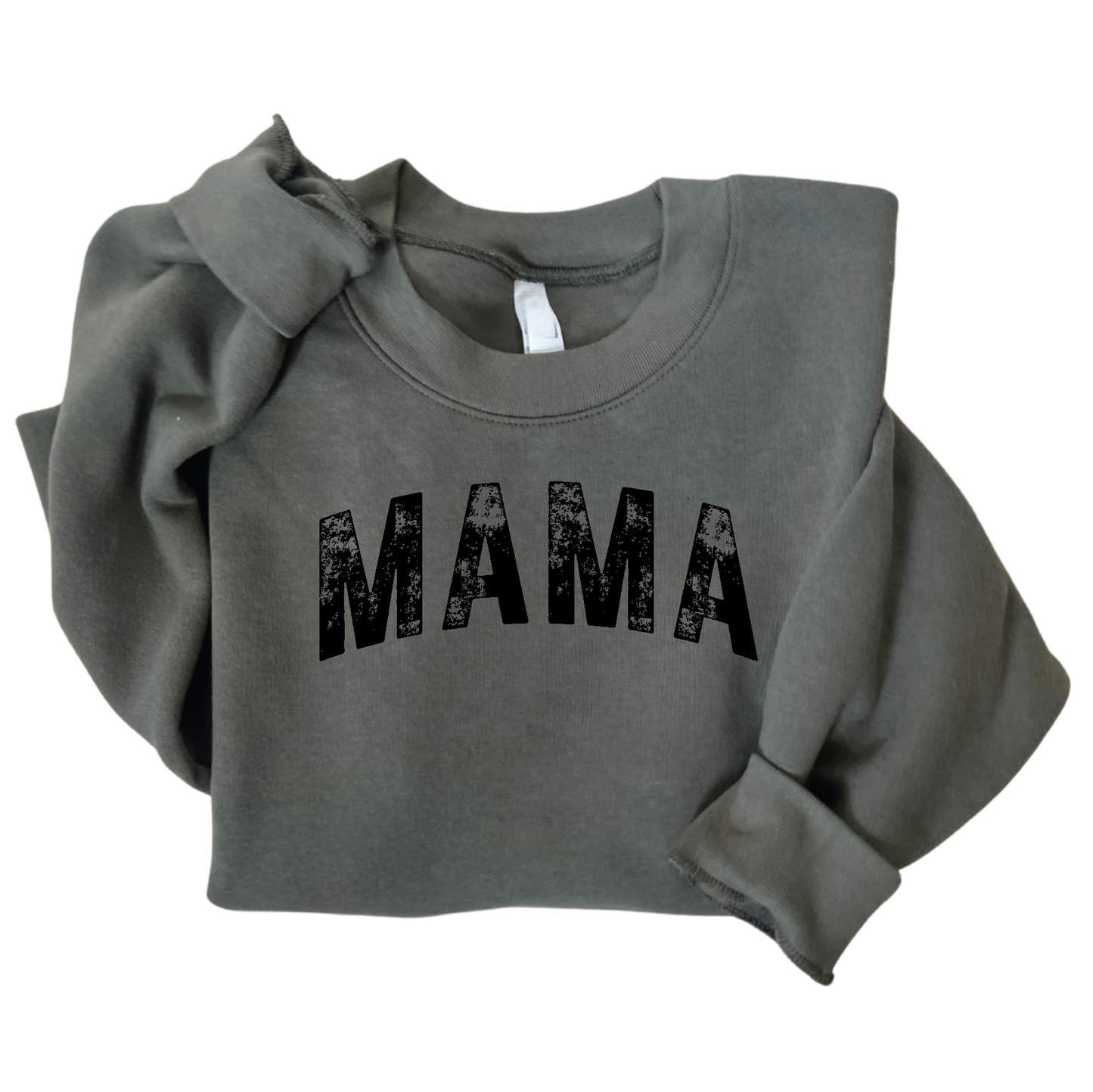 Distressed MAMA Ultimate Crewneck - Lieutenant