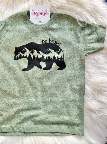 "Be Brave” Toddler Favorite Tee