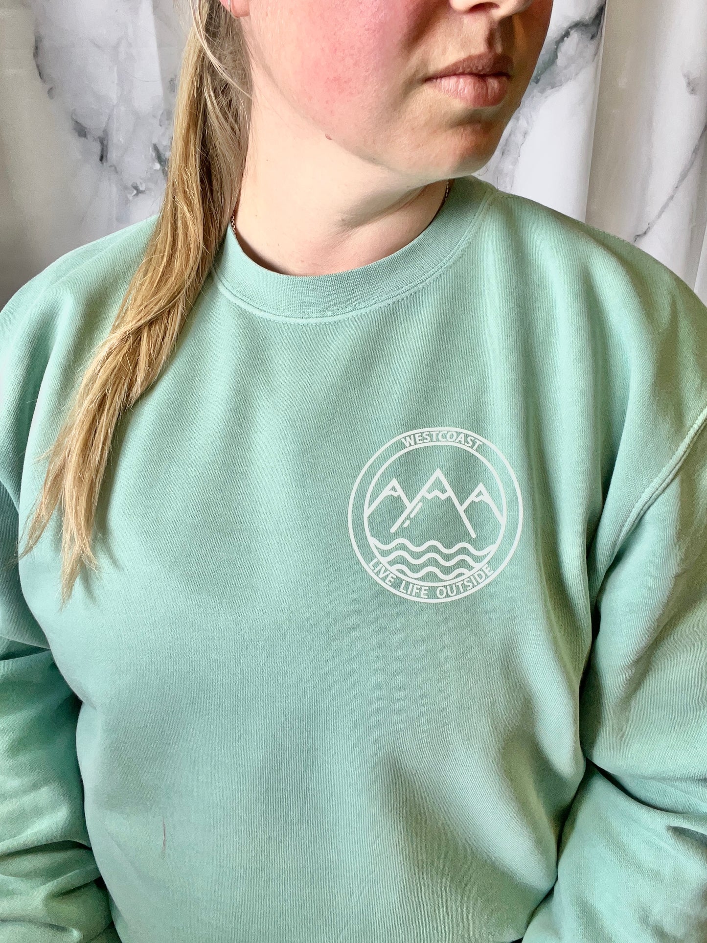 LIMITED EDITION: “West Coast Beaches” Vintage Wash Crewneck