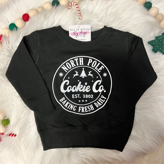 North Pole Cookie Co. Toddler Crewneck