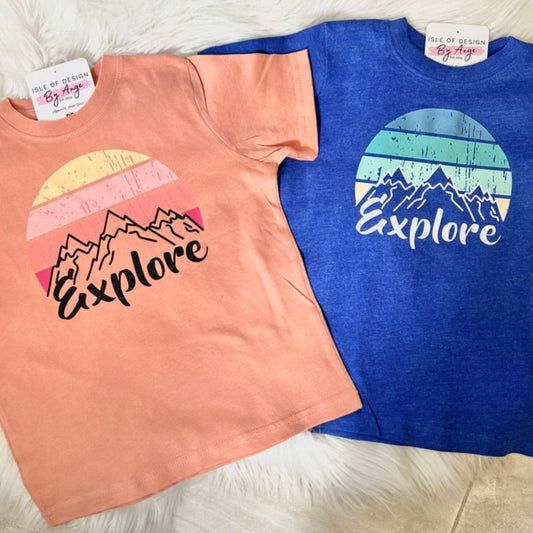 "Explore Sunsets” Toddler Favorite Tee