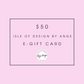 Isle of Design by Ange Gift Card