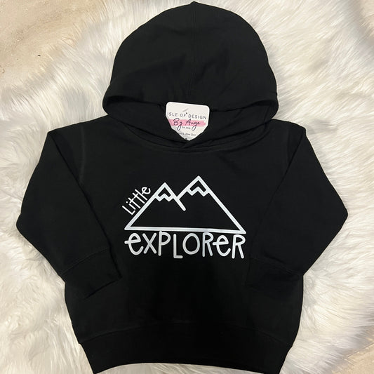 "Little Explorer" Toddler Pullover Hoodie