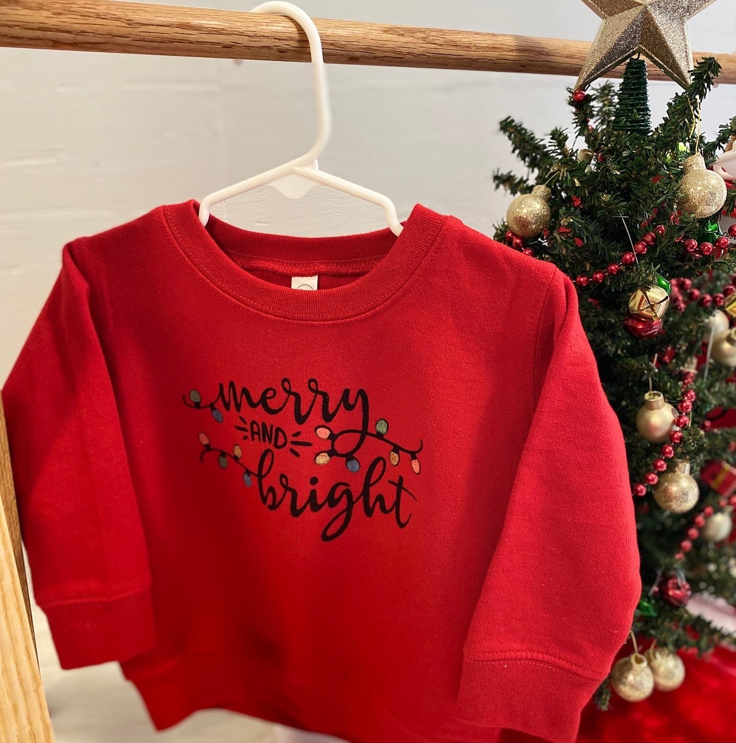 Merry and Bright Toddler Crewneck