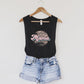 BLANKS SALE: Black (S/M) Women's Flowy Muscle Tank