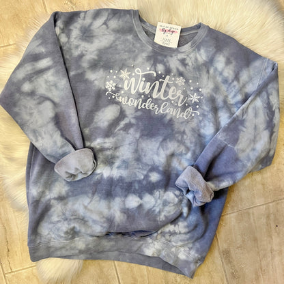 Winter Wonderland HanDyed Collab Luxe Crewneck