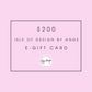 Isle of Design by Ange Gift Card