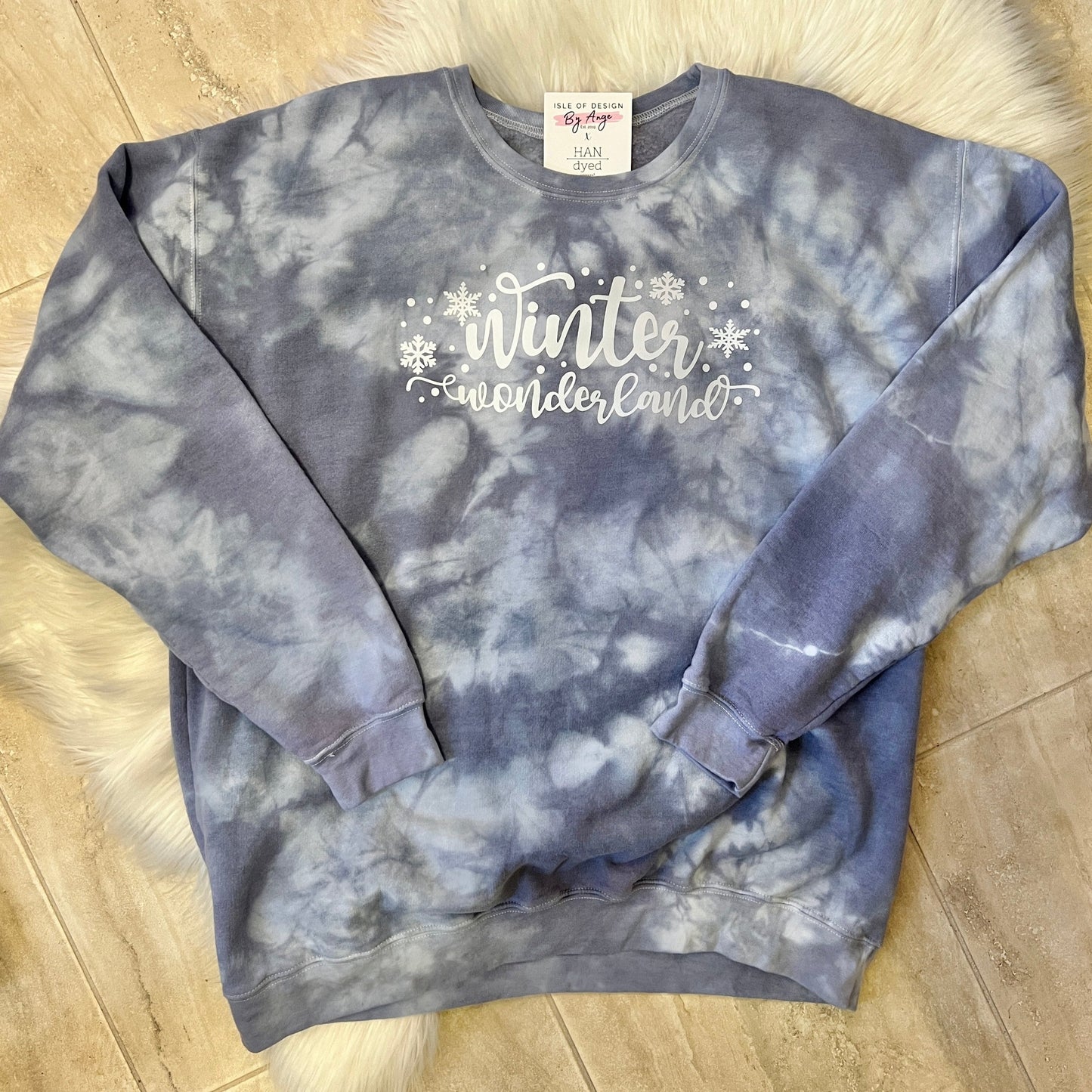 Winter Wonderland HanDyed Collab Luxe Crewneck