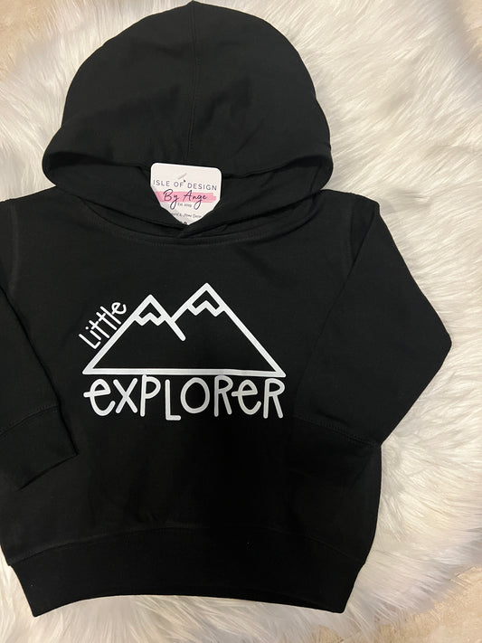 "Little Explorer" Toddler Pullover Hoodie