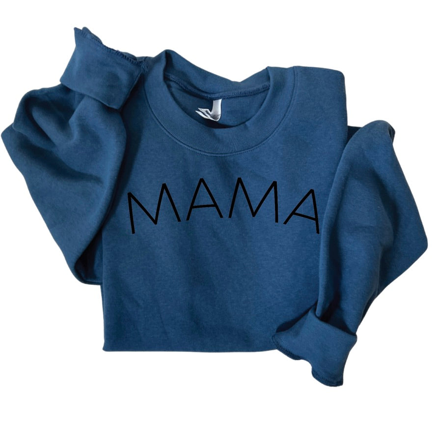 Minimalist MAMA Ultimate Crewneck - Sea Blue