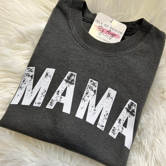 "Mama" Adult Vintage Wash Favorite Tee