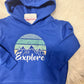 "Explore Sunsets" Toddler Pullover Hoodie
