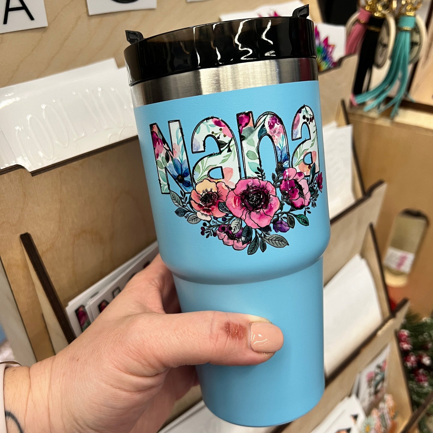 Blue Hot/Cold 20oz Insulated Tumbler