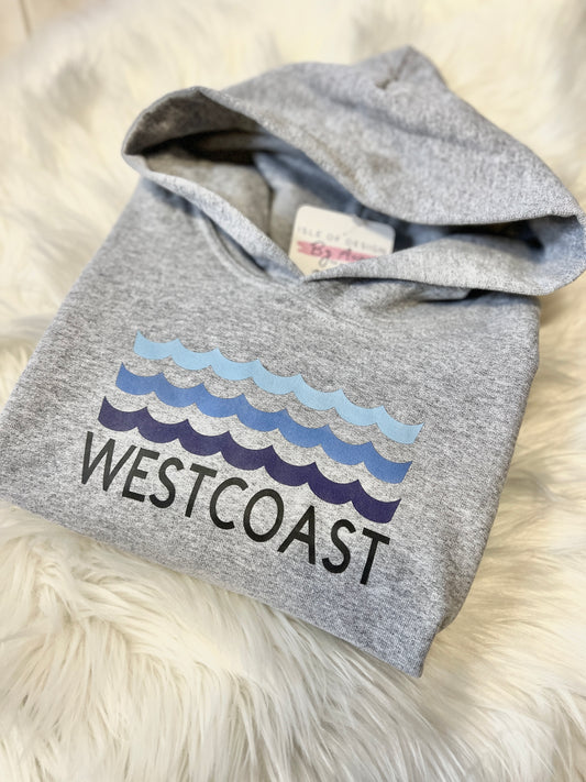 "Westcoast Waves" Youth Pullover Hoodie