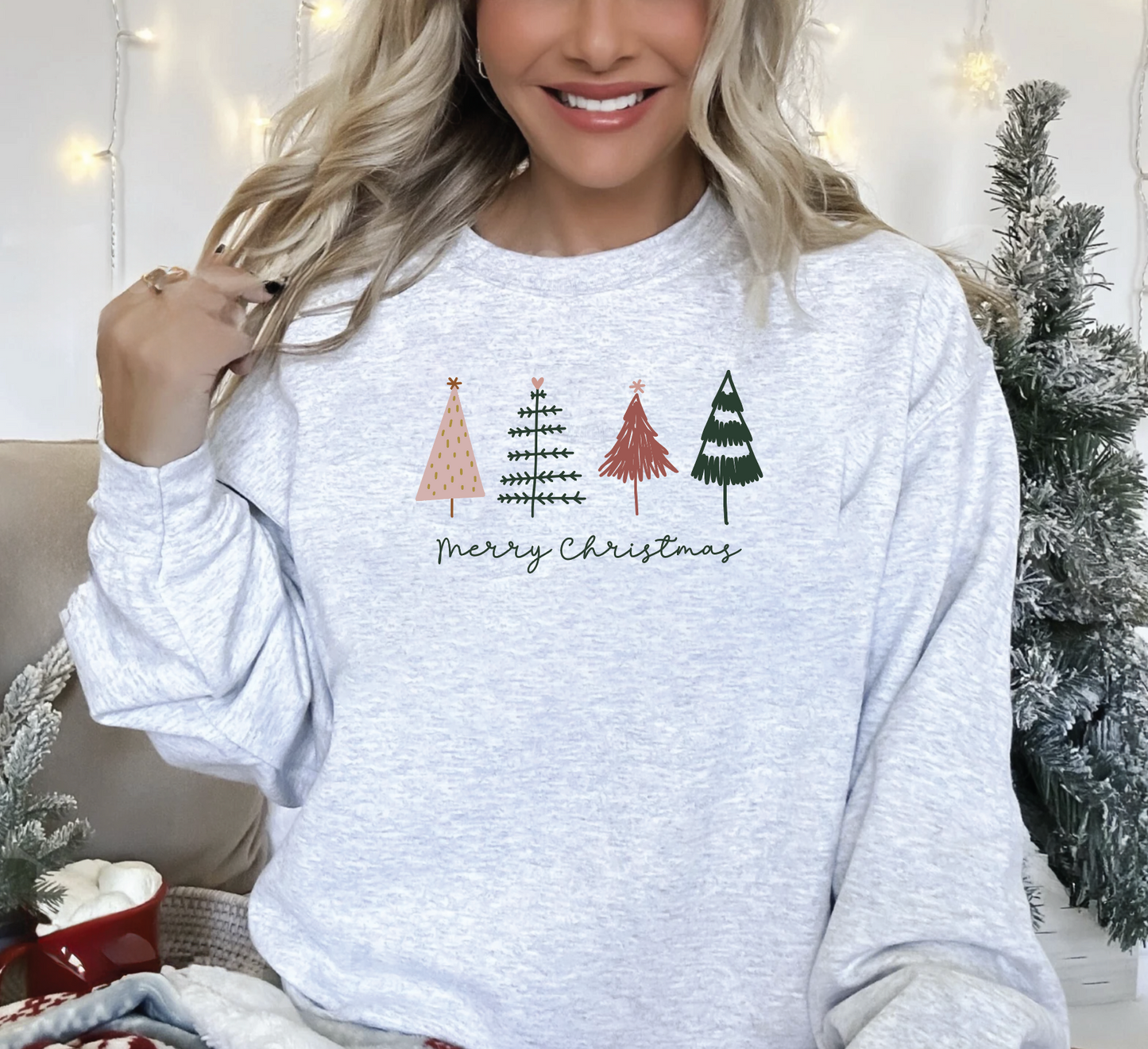 Whimical Trees Classic Crewneck