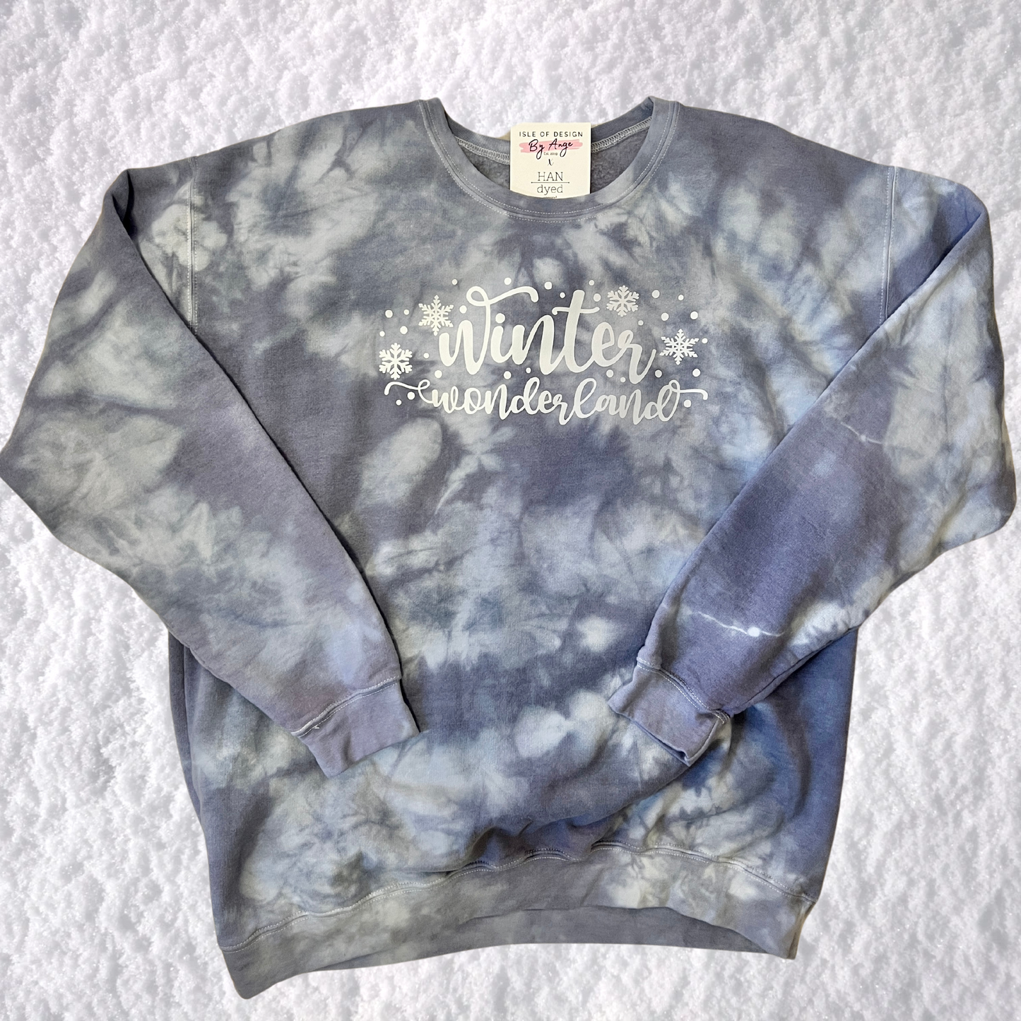 Winter Wonderland HanDyed Collab Luxe Crewneck